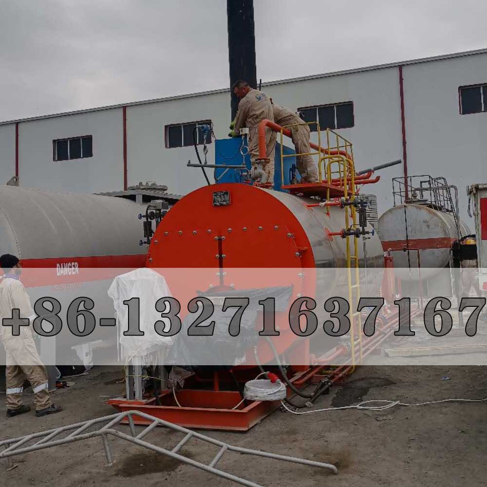 WNS3-1.25-YQ oil-fired steam boiler oil field project